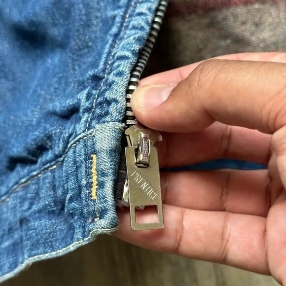 Vintage 50s Key Imperial Sanforized Denim Work Jacket Size Small - Picture 2 of 5